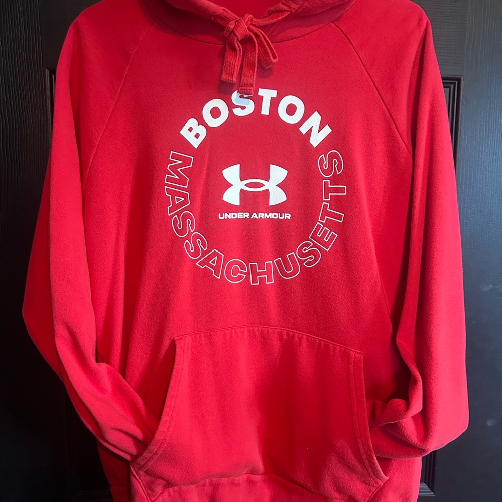 Under Armour Men's Red Hoodie Sweater